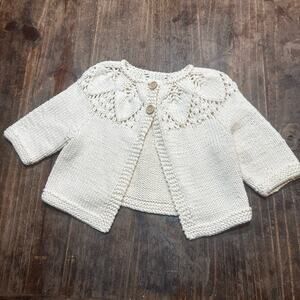 the Blueberry Hill Knit Cardigan sz 6-12 m
